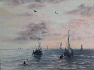 schilderij-olieverf-landschap-zee-maritiem