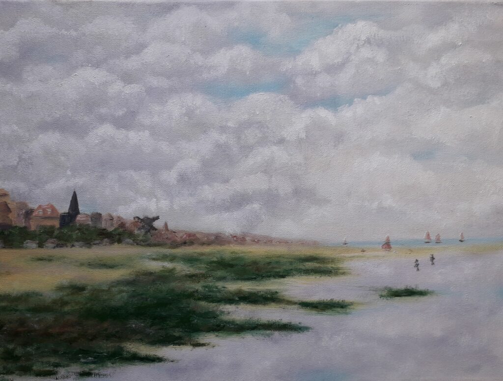 schilderij-olieverf-landschap-zee-wolkenzee