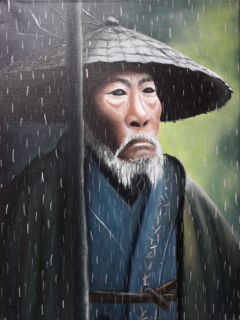 schilderij-olieverf-portret-regen-neerslag