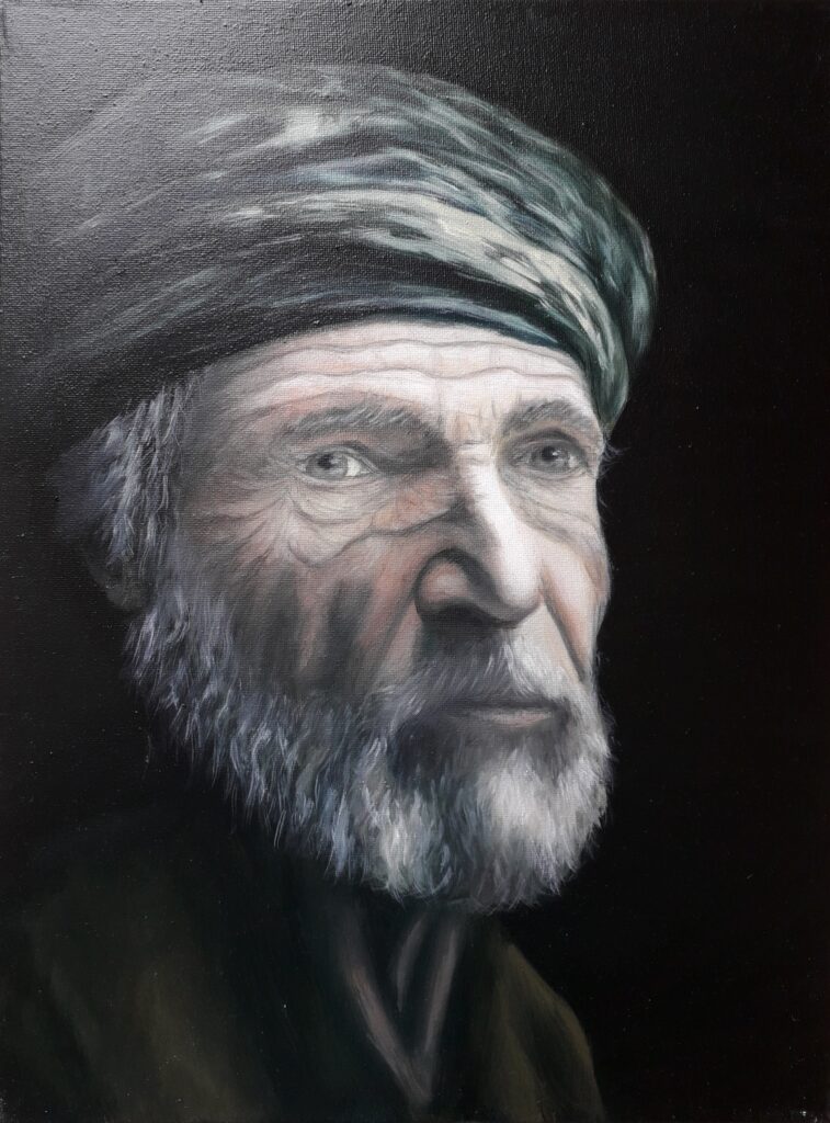 schilderij-olieverf-portret-verjaard