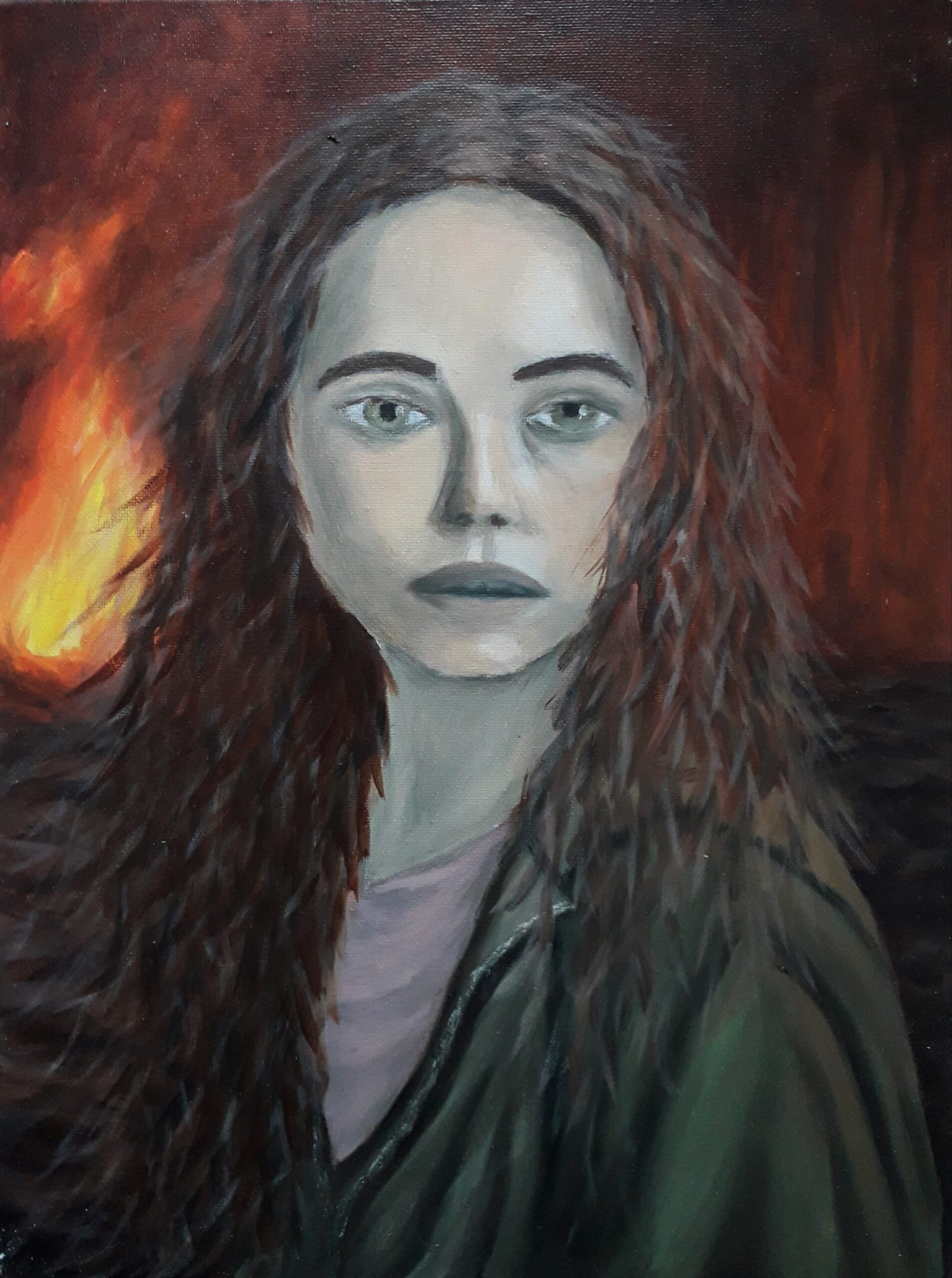 schilderij-olieverf-portret-vlam