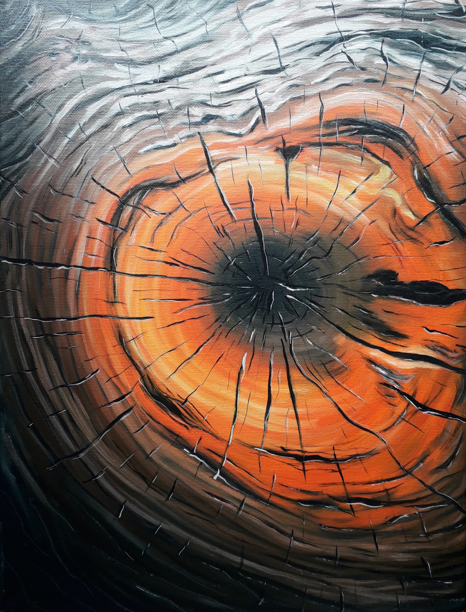 schilderij-olieverf-stilleven-boom-een-doorsnee-boom