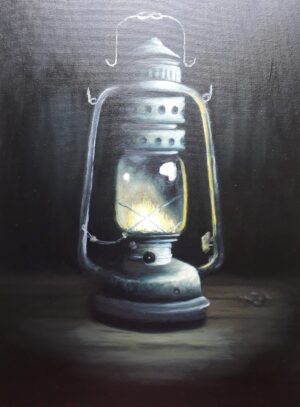 schilderij-olieverf-stilleven-olielamp-lamp-in-olie